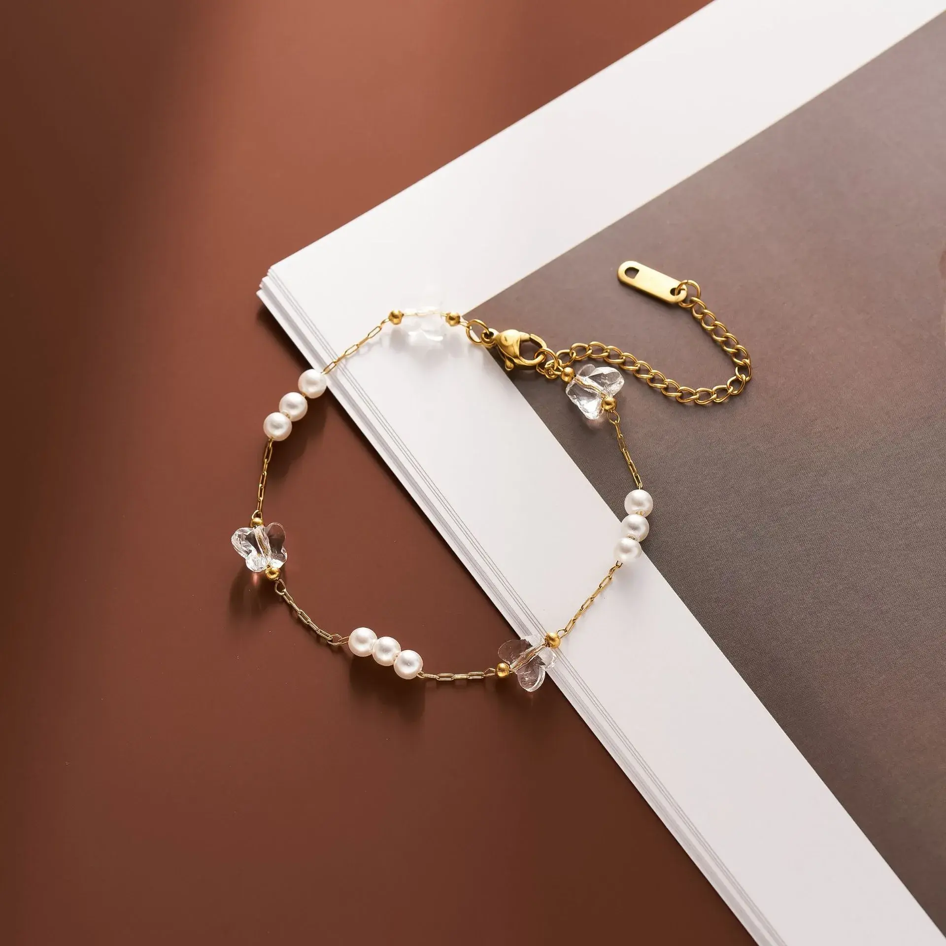 Butterfly Pearl Bracelet - FY0273